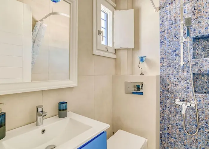 Vakantiehuis Paros Sea View Eco - Aetherian Ciel Villas, Aktaia