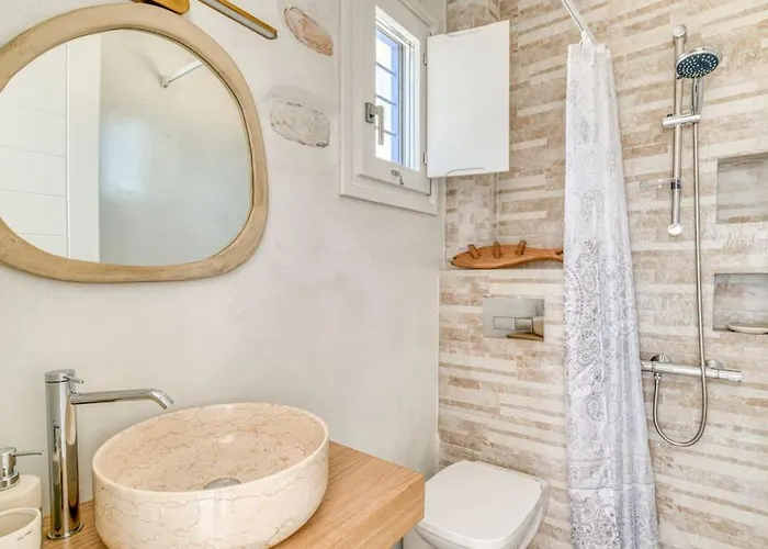 펜션 Paros Sea View Eco - Aetherian Ciel Villas, Aktaia Mármara